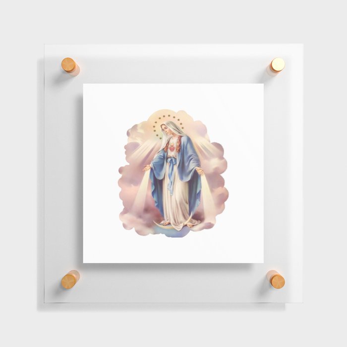 Virgin Mary Floating Acrylic Print