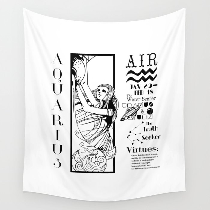 Aquarius wall tapestry store