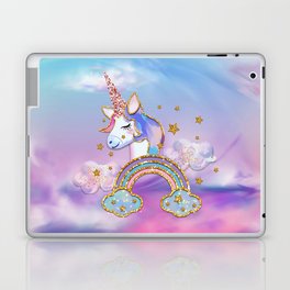Rainbow Unicorn and Rainbow Laptop Skin