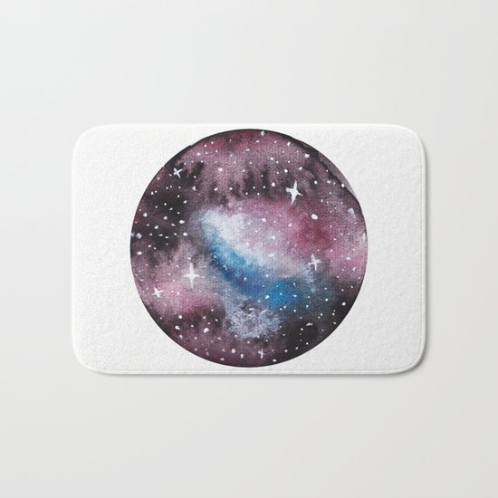 Medusa Nebula Painting Bath Mat