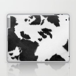 Hygge Cowhide Spots - Print with No Real Texture (farmhouse minimalism) Laptop Skin