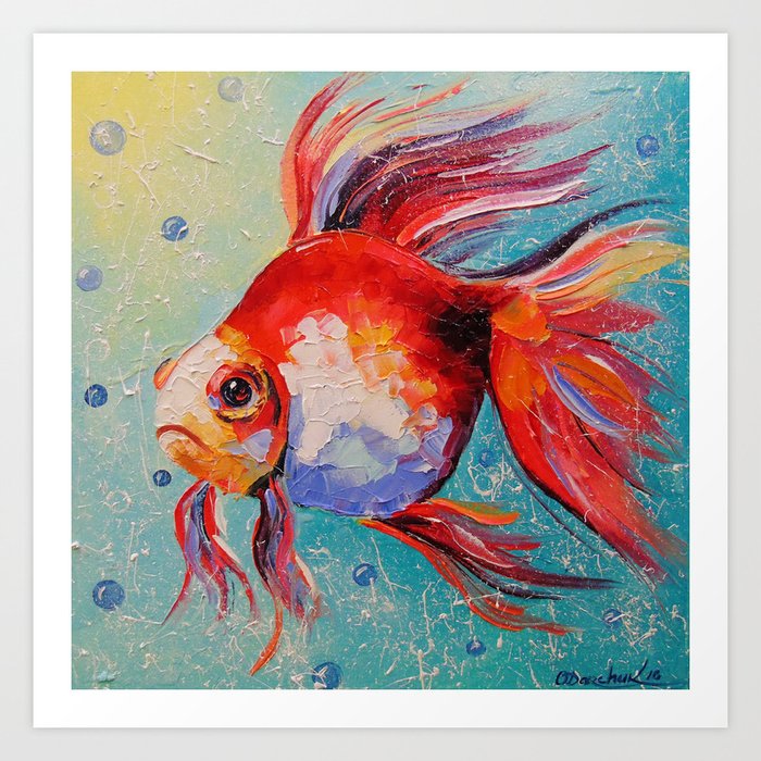 Gold fish Kunstdrucke Gold fish Kunstdrucke