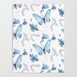 The Butterfly Effect - Blue Poster