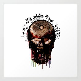 Skull and Dome Art Print