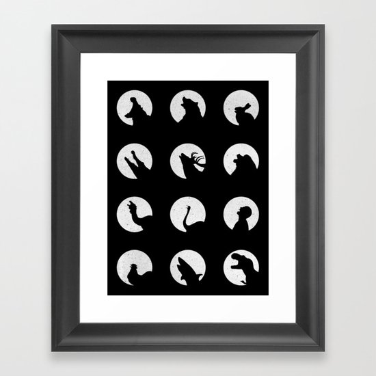 Wolf's Night Off Framed Art Print