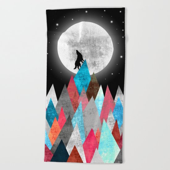 Wofl XOX Beach Towel