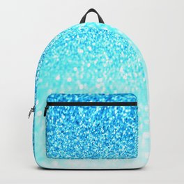 Turquoise Glitter Backpack