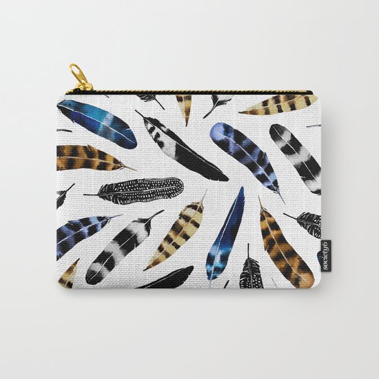 Bohemian Free Feather Carry-All Pouch