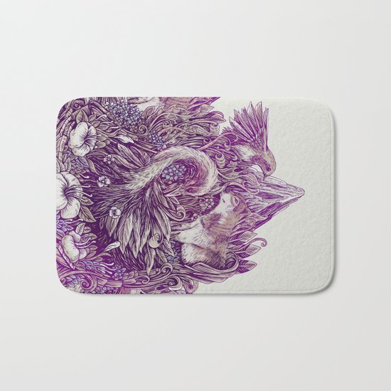 Peaceful Jungle Bath Mat