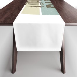 No. 1 Dad Brown Table Runner