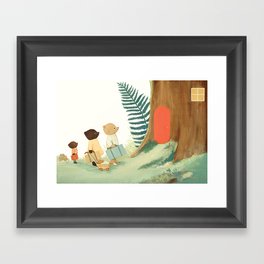 The Littlest Family Came to the Woods by Emily Winfield Martin Framed Art Print