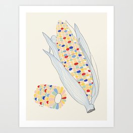 Corn Art Print