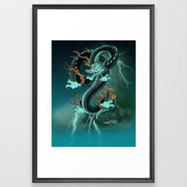 Chinese dragon Framed Art Print