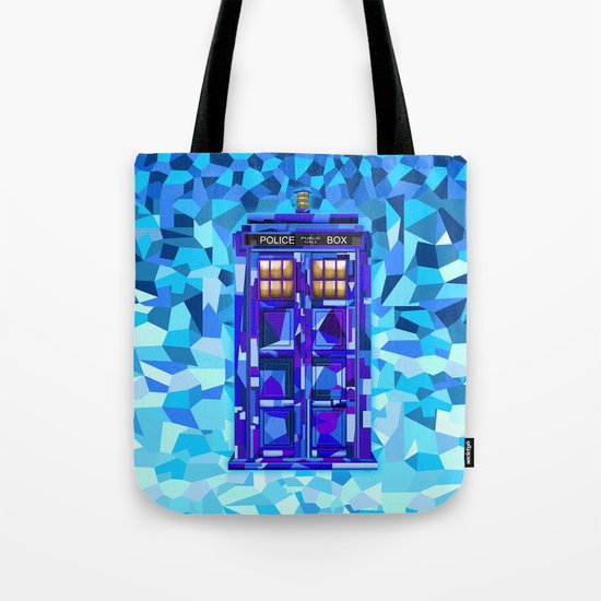 Phone booth Tardis doctor who cubic art iPhone 4 4s 5 5c 6, pillow case, mugs and tshirt Tote Bag