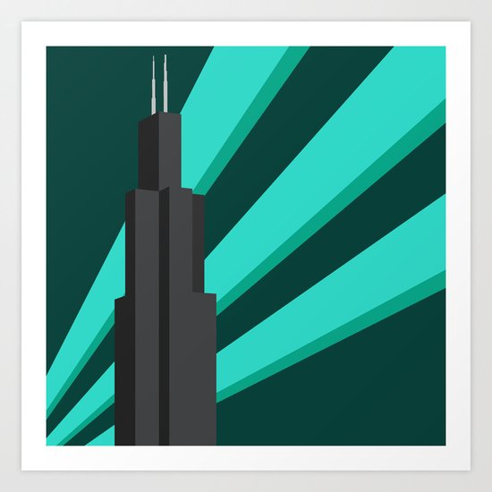Sears Tower Art Print