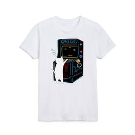 Space Cats Pew Pew Kids T Shirt