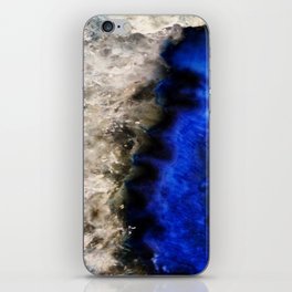 Blue Geode iPhone Skin