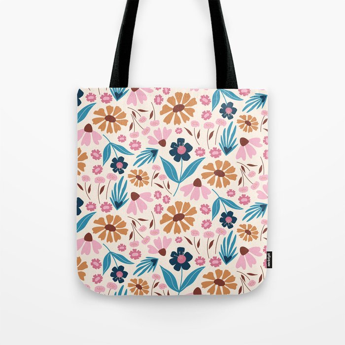 Wild Flowers - Bohemian  Tote Bag