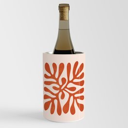 Nature Leaf Cutouts III: Terracotta Edition | Mid-Century Henri Matisse Series Wine Chiller