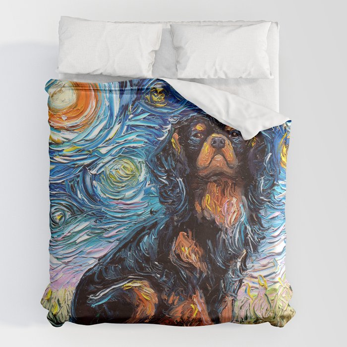 Cavalier king charles spaniel duvet cover sales