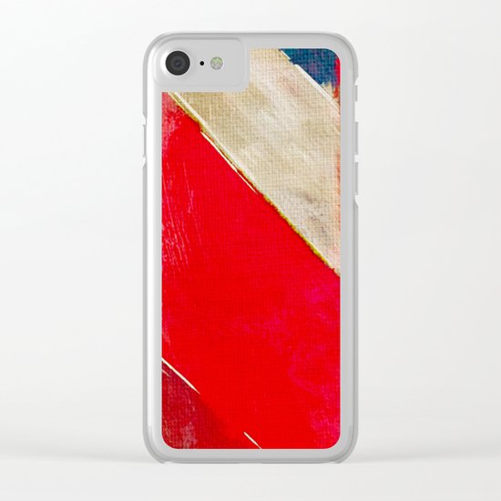 The River of Pink Sand Clear iPhone Case