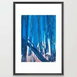 Starry Forest Framed Art Print