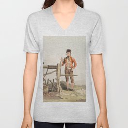 19th century in Yorkshire life V Neck T Shirt