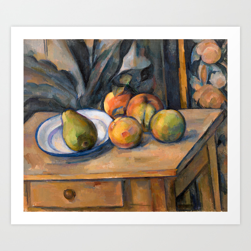 The Large Pear Paul Cezanne 1895 Art Print By Fineearthprints
