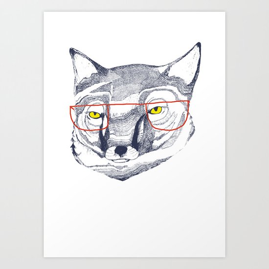 Mr Fox Art Print