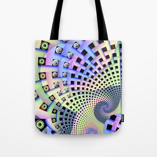 Spinning Abstract Tote Bag
