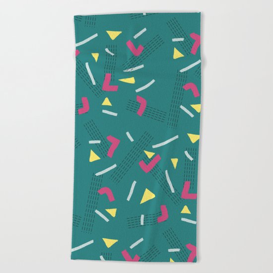 Funny Scribbles #society6 #decor #buyart Beach Towel
