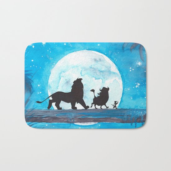 The Lion King Stencil Bath Mat