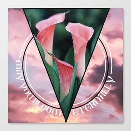 may you bloom Canvas Print