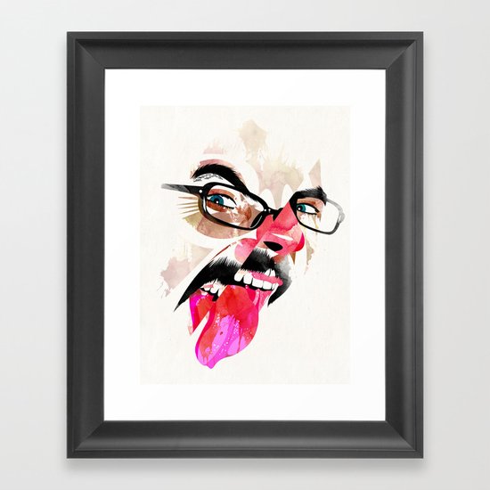 Lengua Framed Art Print