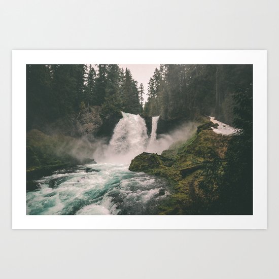 Sahalie Falls Art Print