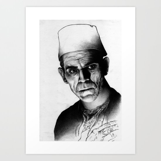 Karloff Art Print