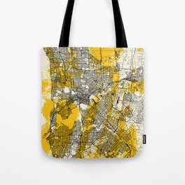 Australia, Perth Map - Aesthetic City Map Tote Bag
