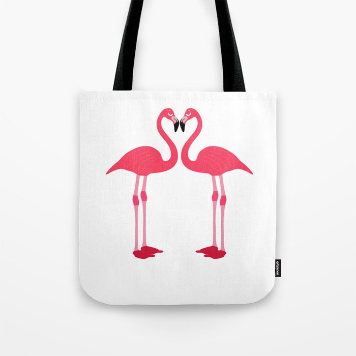 Pink flamingo deals tote bag