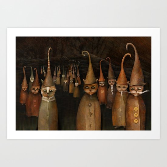 The Pilgrimage Art Print