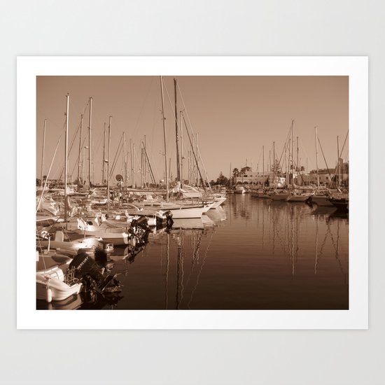 The Harbour Art Print