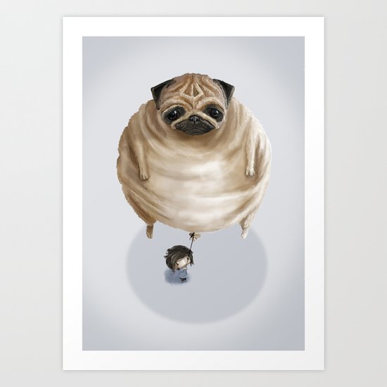 The Pug Art Print