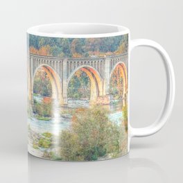 Richmond Va,RVa,Richmond VA Art Photo - CSX Railway Bridge - Scenic - James River - Sunset - Art Prints Coffee Mug