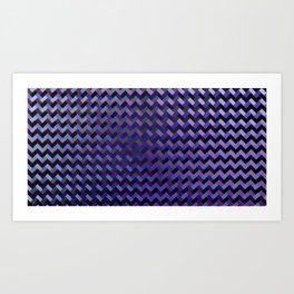 4 Color Diagonal Gradation Art Print