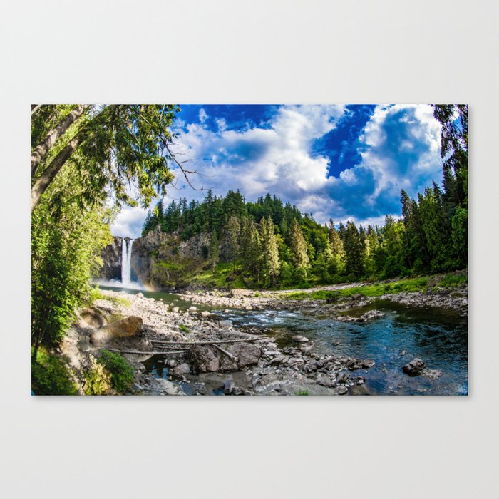 Snoqualmie Falls from Below Canvas Print