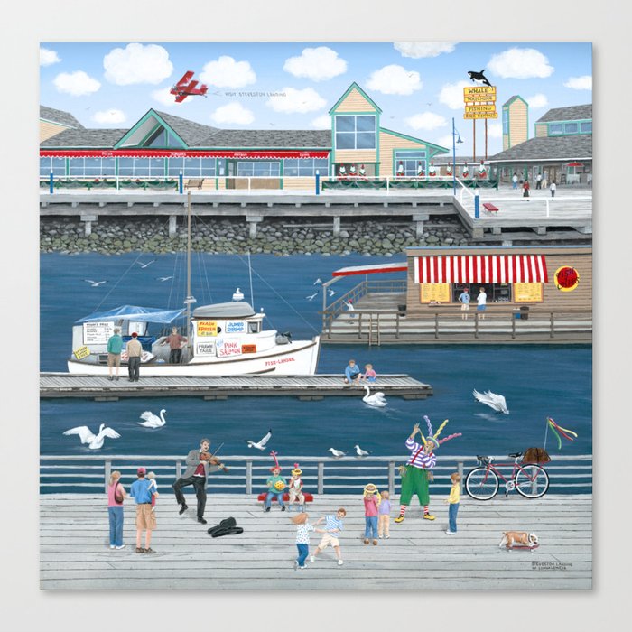 Steveston Landing Canvas Print