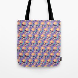 Pattern pop art skull colorful artsy Tote Bag