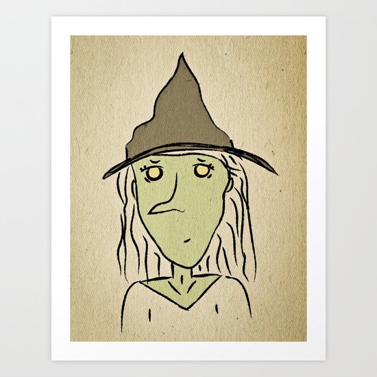 Miss West Art Print
