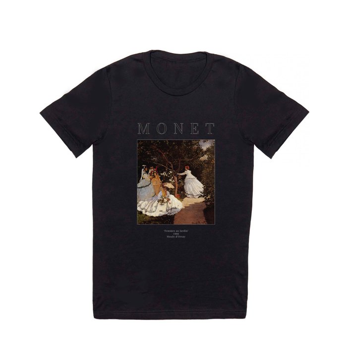 Claude Monet - Women in the Garden - Exhibition Poster Poster T Shirt
