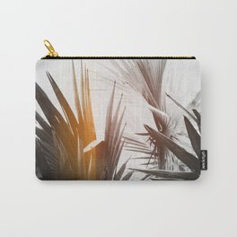 Flare #1 Carry-All Pouch | Digital, Palmtree, Naturephotograph, Palmprint, Tropicalart, Palm, Palmtreephotograph, Flare, Curated, Color 
