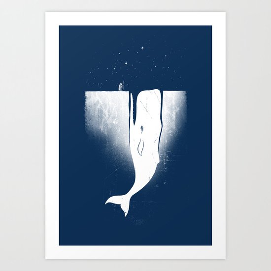 Frozen Leviathan Art Print